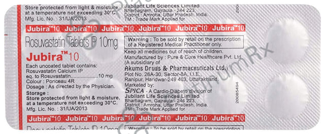 Jubira 10 Tablet 10 Tablet