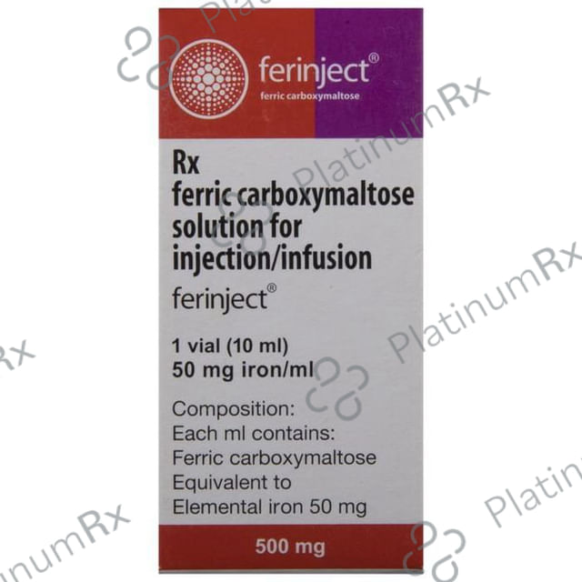 Ferinject 50mg Solution for Injection 10ml
