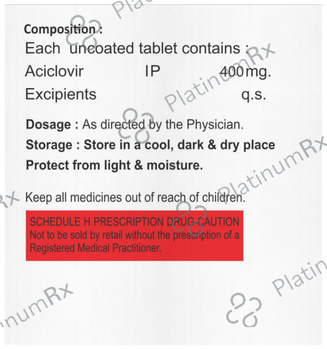 Aclovil 800mg Tablet 10s