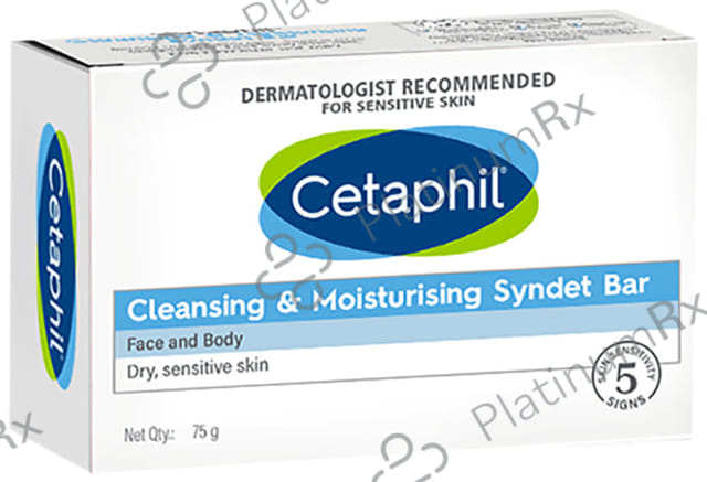 Cetaphil Cleansing & Moisturising Syndet Bar Soap 75gm