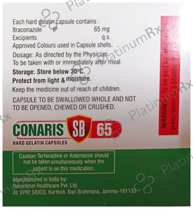Conaris Sb 65mg Capsule 10s