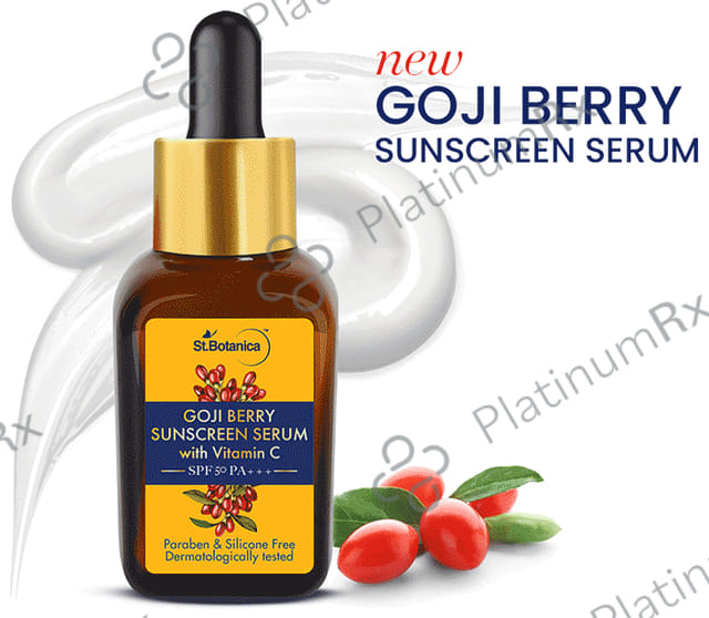 St.Botanica Goji Berry Sunscreen SPF 50 PA+++ Serum 30ml