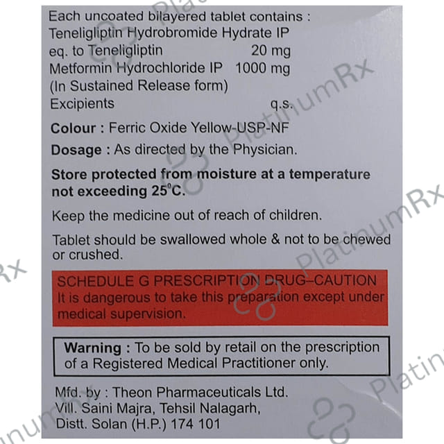 Ruglipt-M 1000 Tablet SR