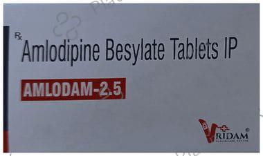 Amlodam 2.5mg Tablet 10s