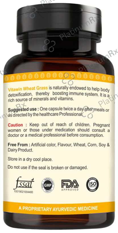 Vitawin Wheat Grass Vegetarian Capsule