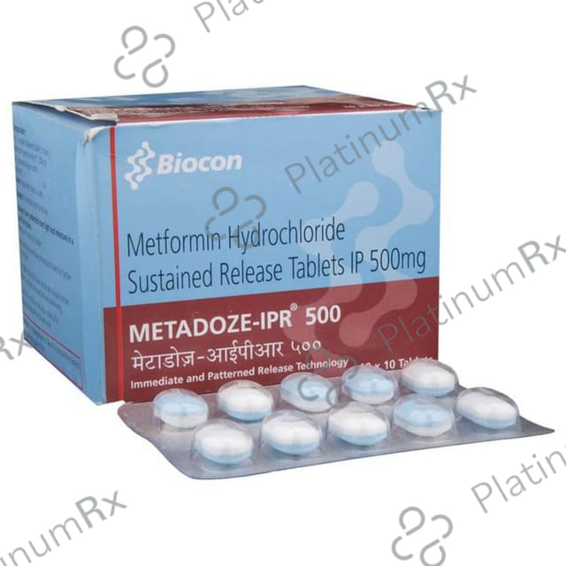 Metadoze IPR SR 500mg Tablet 10s