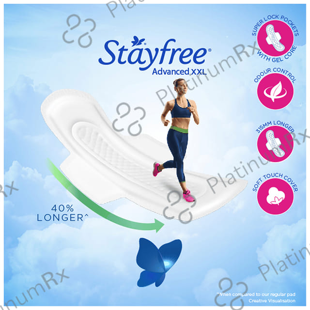 Stayfree Advanced Ultra Comfort Sanitary Pads with Wings Size XL 28s