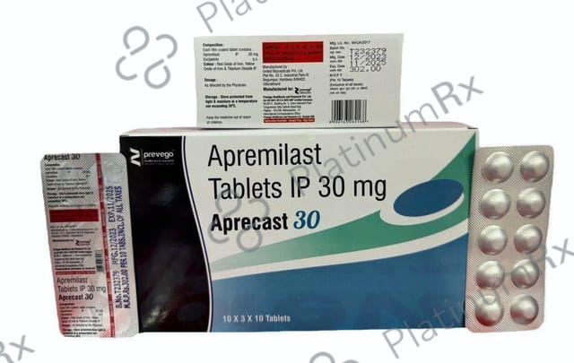 Aprecast 30mg Tablet 10s