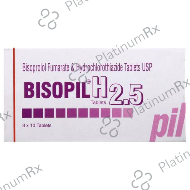 Bisopil H 2.5/6.25mg Tablet 10s