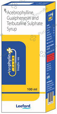 Venphylin Plus 1.25/50/50mg Syrup 100ml