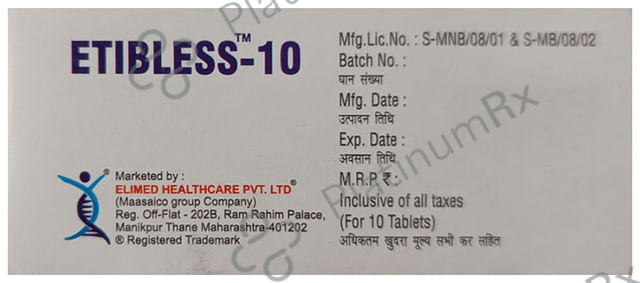 Etibless 10 Tablet