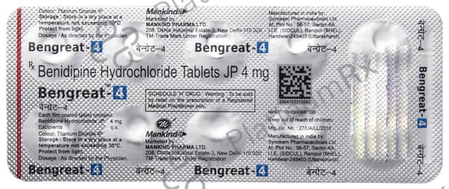 Bengreat 4mg Tablet 10s