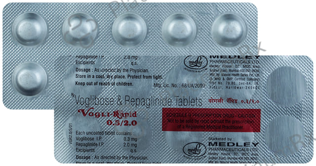 Vogli Rapid 0.3/2mg Tablet 10s