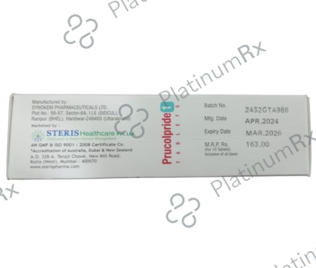 Prucolpride 1mg Tablet 10s