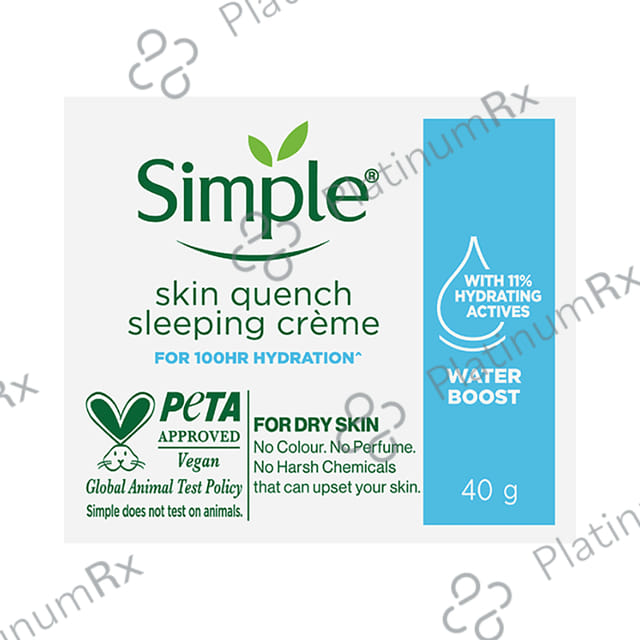 Simple Skin Quench Sleeping Creme