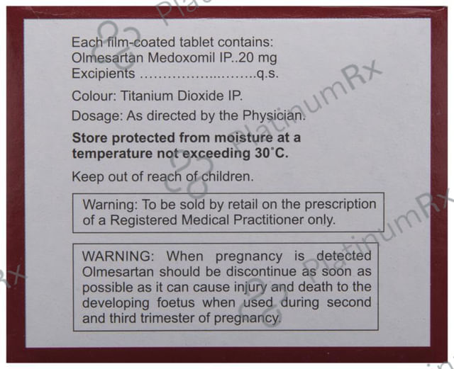 Olkem 20mg Tablet 15s