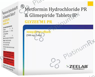 Glyzee M1/500mg Tablet PR 10s