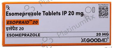 Esopraid 20mg Tablet 10s