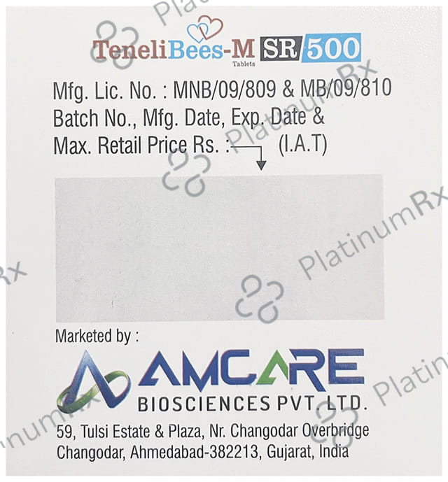 Tenelibees M SR 500 Tablet 10s