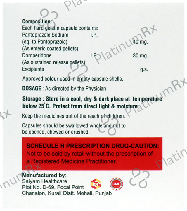 Pantacure-DSR Capsule 10 Capsule SR Curelife Pharma Pvt
