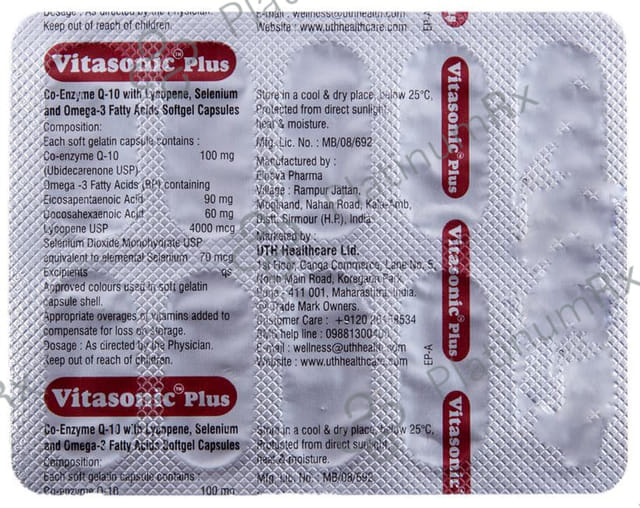 Vitasonic Plus Capsule 10 Capsule