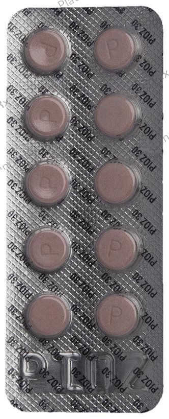 Pioz 30mg Tablet 10s