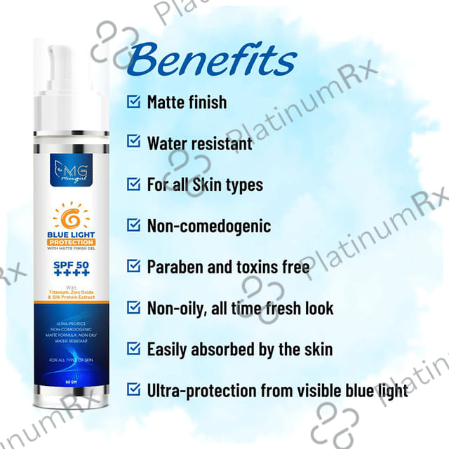 MG Meowgirl Blue Light Protection with Matte Finish SPF 50++++ Gel 60gm