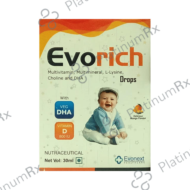 Evorich Delicious Mango Flavour Oral Drop 30ml