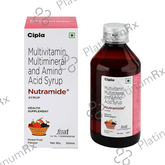 Cipla Kids Nutramide Syrup Mixed Fruit