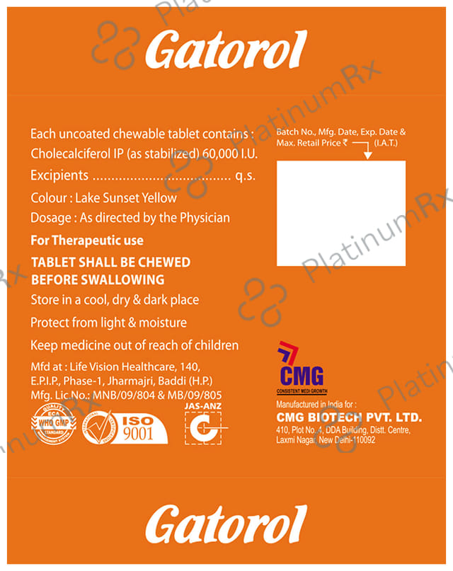 Gatorol Chewable Tablet Orange