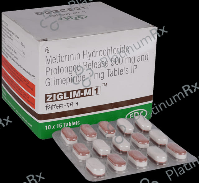 Ziglim M1 1/500mg Tablet PR 15s