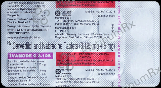 Ivanode C 3.125mg/5mg Tablet