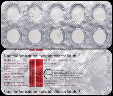 Bisobis H 5/6.25mg Tablet 10s