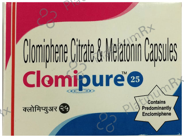 Clomipure 25/3mg Capsule 4s