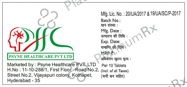 Psynolol 10mg Tablet 10s