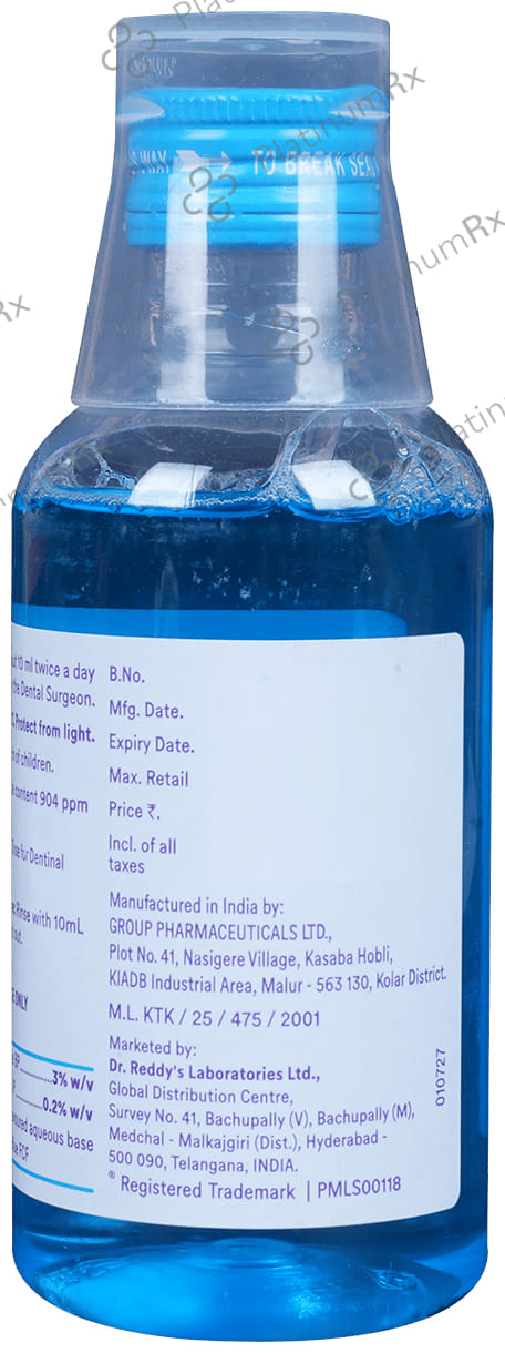 Senquel AD Desensitising Mouth Wash 200ml
