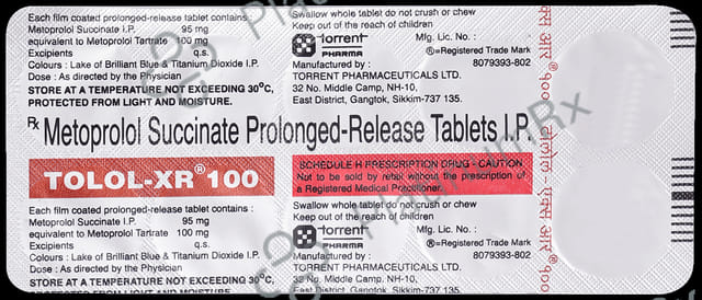 Tolol XR 100 Tablet