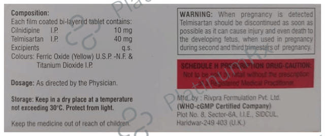 Cilawel 10/40mg T Tablet 10s
