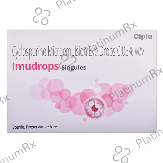 Imudrops 0.05% Singules Eye Drop 0.5ml