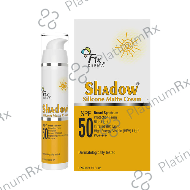 Fixderma Shadow Silicone Matte SPF 50 Cream 50gm