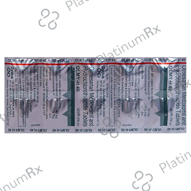 Olmy H 40 12.5/40mg Tablet 10s
