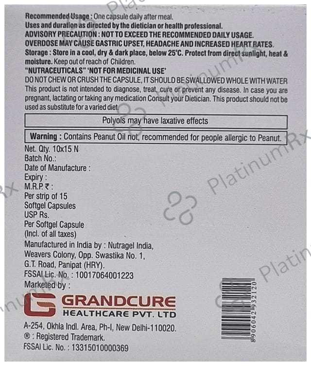 Oxiron Soft Gelatin Capsule