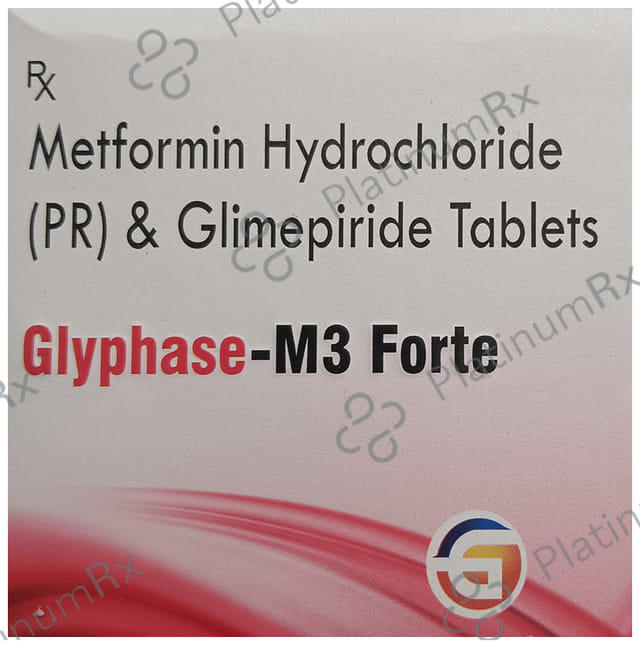 Glyphase M3 Forte Tablet PR 10s