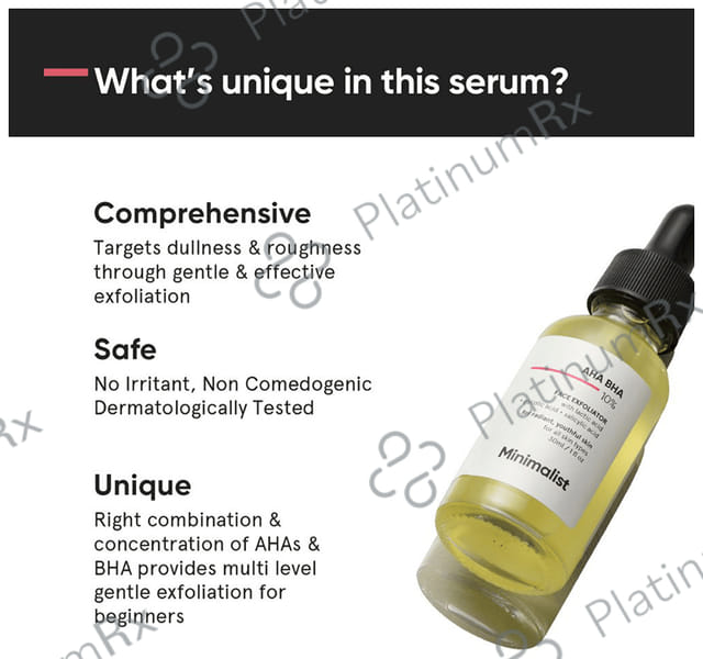 Minimalist 10% AHA BHA Face Exfoliator 30ml