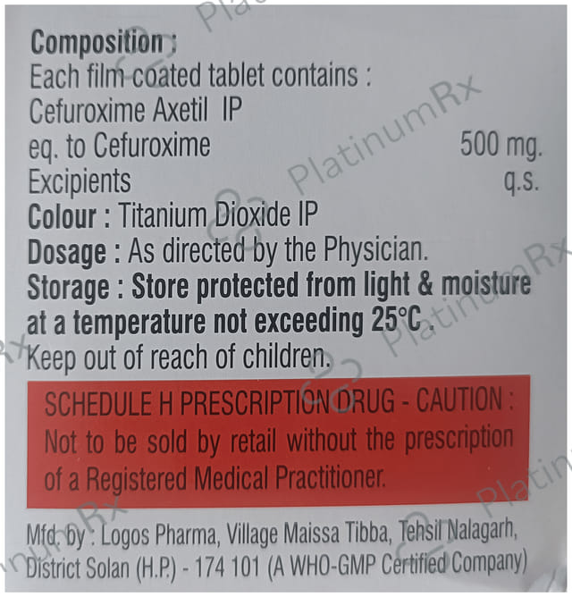 Roundcef 500mg Tablet 10s