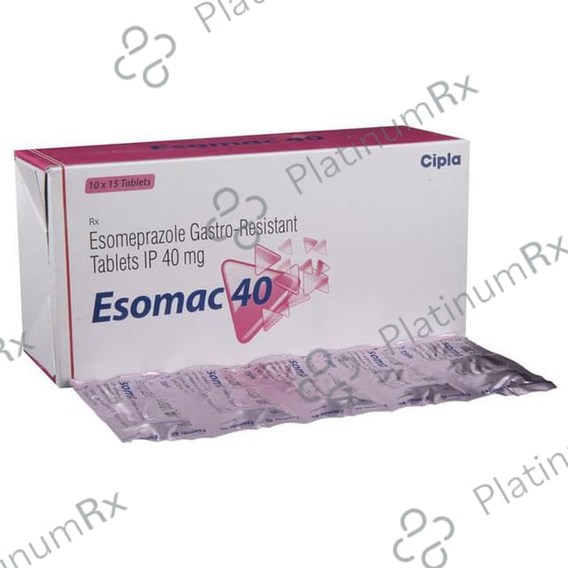 Esomac 40mg Tablet 10s