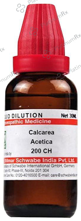 Dr Willmar Schwabe India Calcarea Acetica Dilution 200 CH