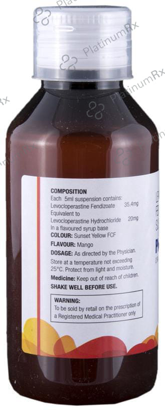 Phensedyl LR 20mg Oral Suspension 100ml