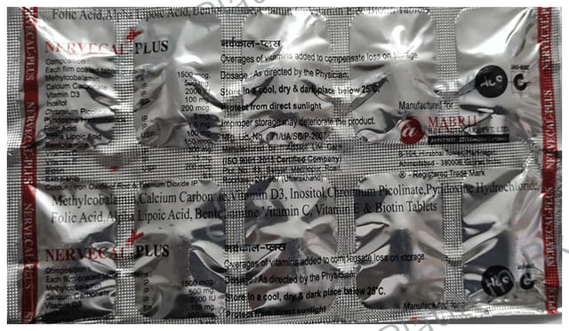Nervecal Plus Tablet 10s
