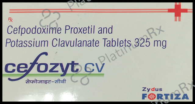 Cefozyt CV 200/125mg Tablet 10s